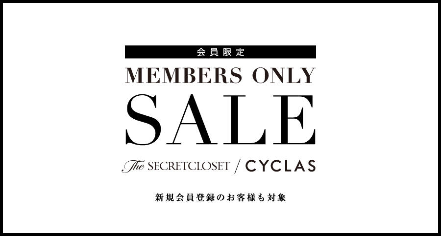 CYCLAS　members sale 25SS