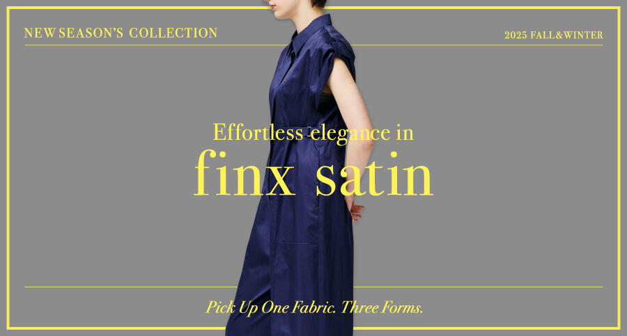 CYCLAS Effortless elegance in finx satin 25FW