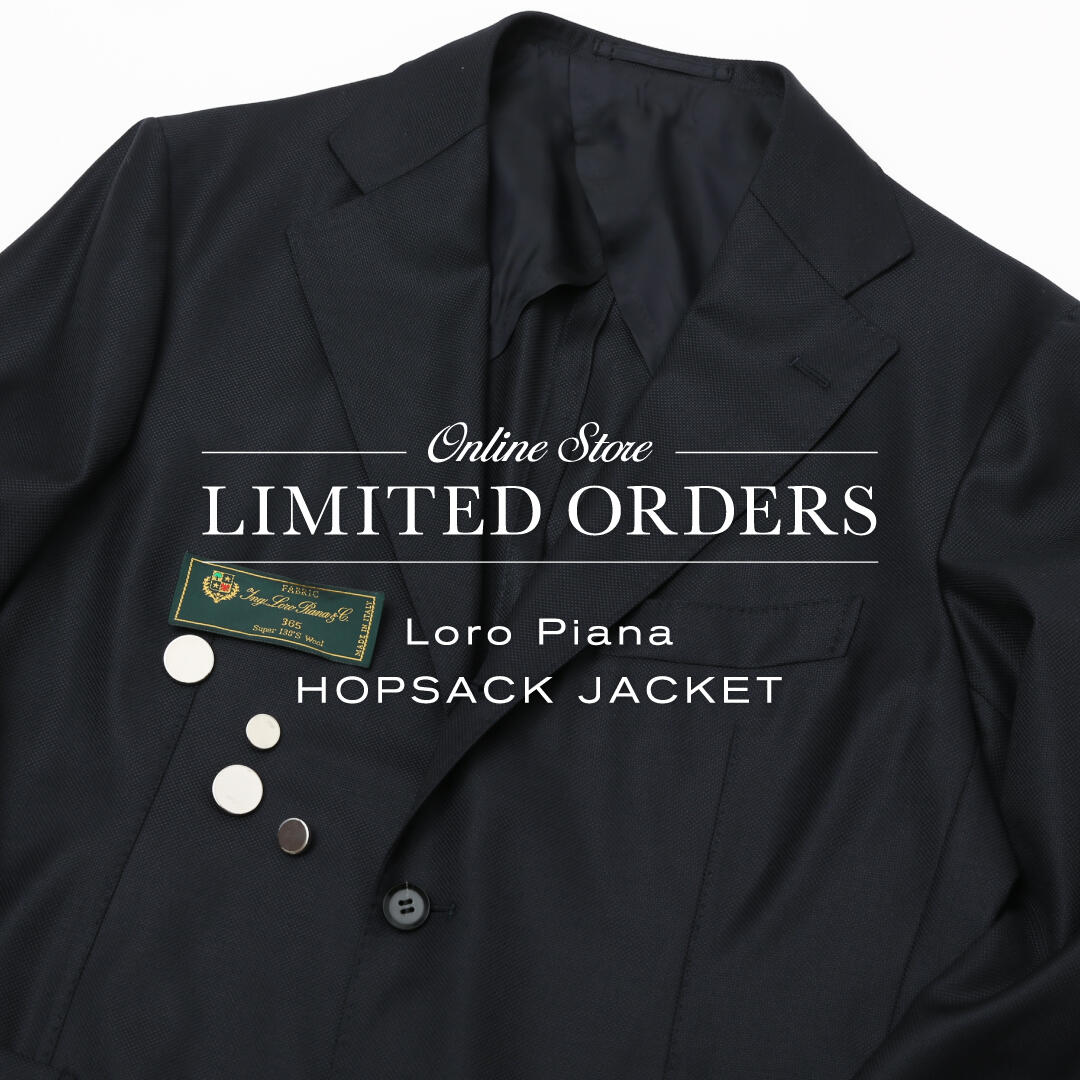 ONLINE STORE LIMITED ORDERS Loro Piana HOPSACK JACKET