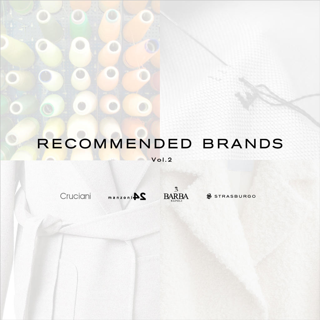 RECOMMENDED BRANDS　Brand.2　MANZONI 24