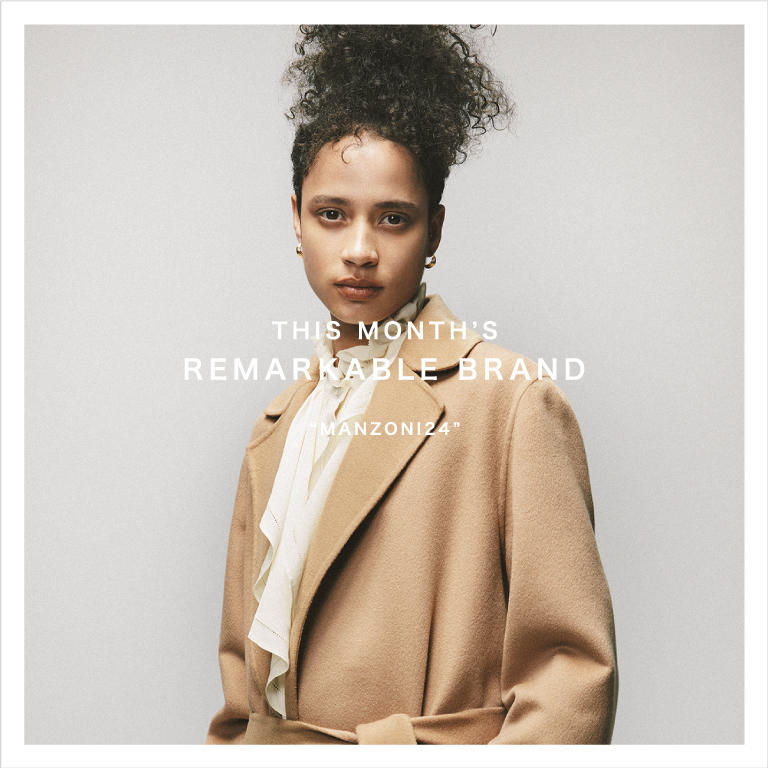 THIS MONTH'S REMARKABLE BRAND 22aw vol.4 MANZONI24