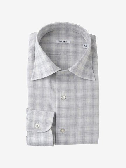 フライのチェック セミワイドカラーシャツ SHIRTS / シャツ