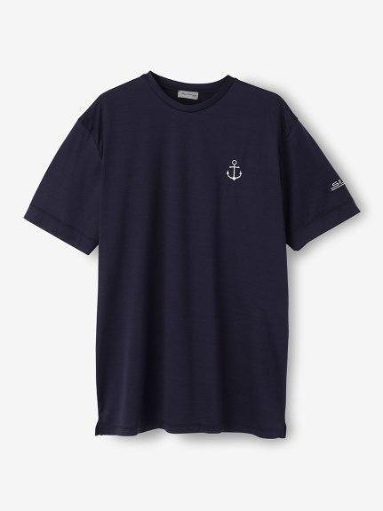 サルトリオのマリン刺繍クルーネックTシャツ CUT&SEWN / カットソー