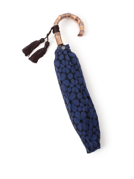 ワカオのフラワー刺繍　折り畳み日傘 UMBRELLA / 傘