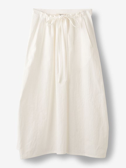 アトランティック アスコリのドローコード刺繍フレアスカート SKIRTS / スカート